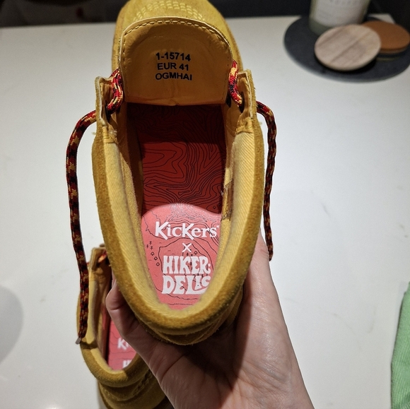 Kickers x Hikerdelic Tan Men's Suede Lace-up Hiking Boots (Size EU 41/US 8) - Picture 9 of 14